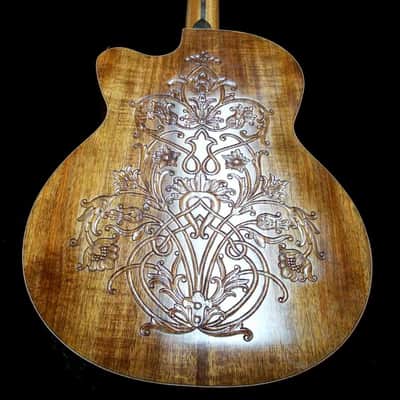 Blueberry Guitar Classical Nylon String 2023 - Hand Carved & Handmade image 10