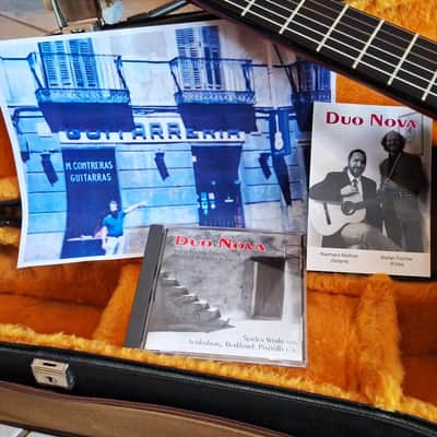 Manuel Contreras double top 1985 - impressive sounding classical guitar + check video! image 19
