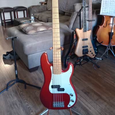 Squier Vintage Modified Precision Bass V | Reverb
