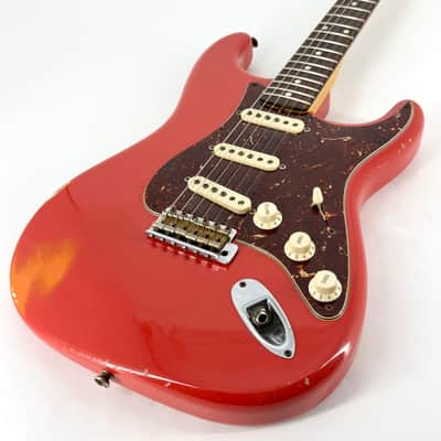 2010 Fender Custom Shop Limited Edition ’62 Stratocaster Relic Abby Ybarra - Fiesta Red image 2