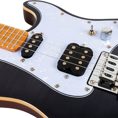 Flight PATHFINDER TENOR TBK Rock Series Basswood Body Roasted Maple Neck Double Cutaway 4-String Tenor Electric Ukulele w/Gig Bag image 6