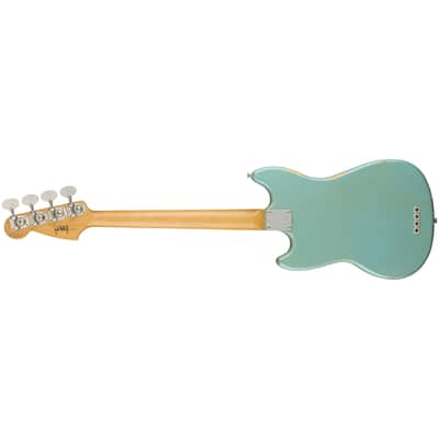 Fender JMJ Signature Road Worn Mustang Bass, Daphne Bleu, Rosewood Fingerboard image 7