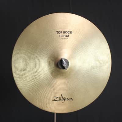 Vintage Zildjian 14" 1980's Pre-Serial A Rock Hi Hats - 1252g/1342g (video demo) image 2