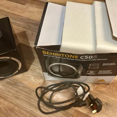 Behringer C50A Behritone Active Studio Monitor (Single) 2010s - Black image 2