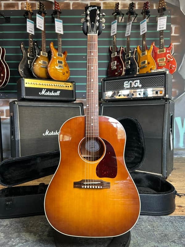 Gibson J-45 Standard Honeyburst 2024 Electro-Acoustic Guitar