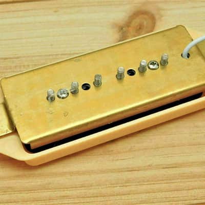 G.M. P90 DOG EAR NECK PICKUP Cream CERAMIC MAGNETS image 9