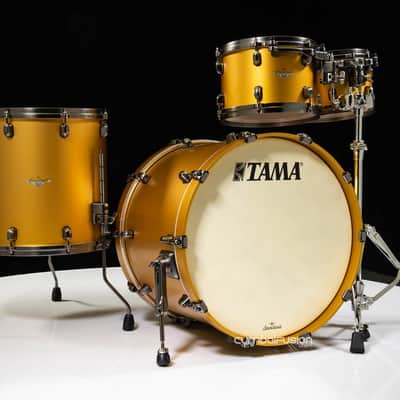 Tama Starclassic Maple 4pc Shell Pack - Satin Aztec Gold Metallic image 1