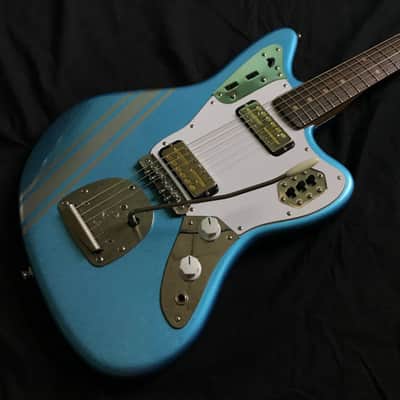 Revelator Guitars Jagster Full Scale Pelham Blue w/ Competition stripes *Special Labor Day Pricing* image 12