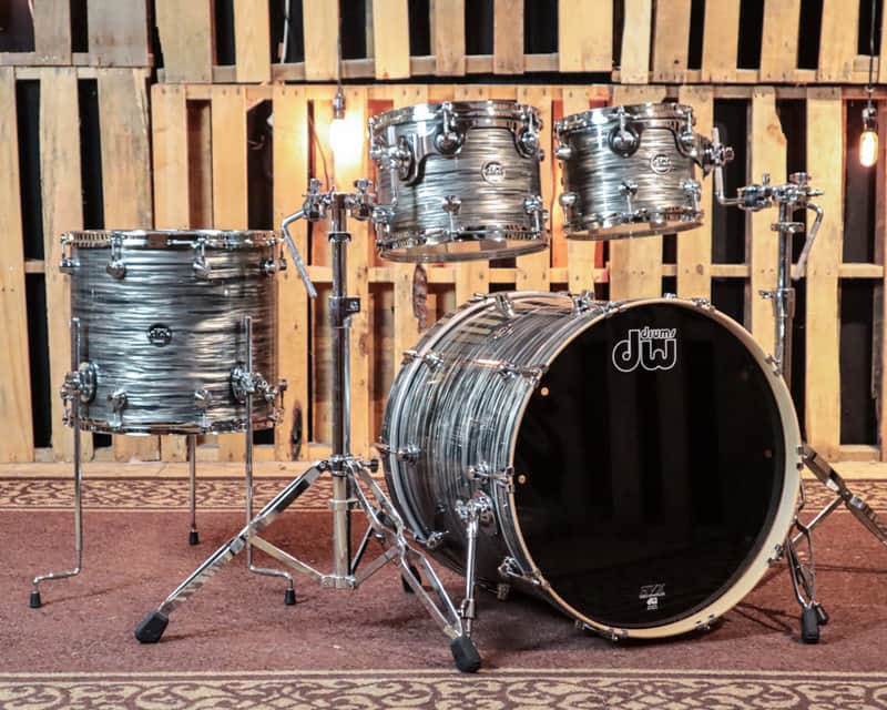 DW Performance Pewter Oyster Stage Drum Set - 18x22, 8x10, 9x12, 14x16 image 1