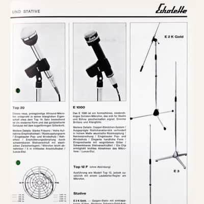 Vintage 1966 Echolette/Beyerdynamic E1000/M160 ribbon microphone fully working condition image 12