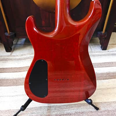 Marchione Uni-Body Neck-Through – Venetian Red – 2000s Boutique Electric Guitar image 7