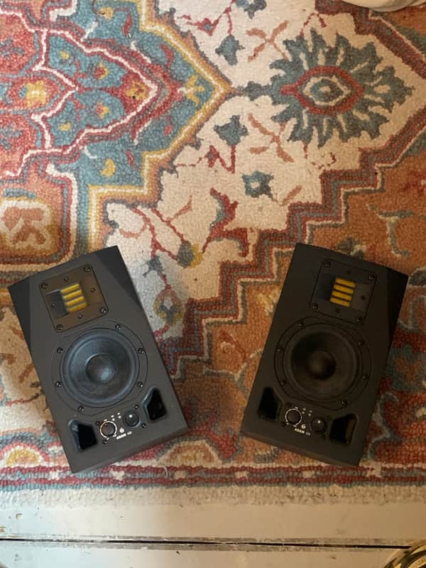 ADAM Audio A3X Active Nearfield Monitors (Pair) 2010s - Black image 1