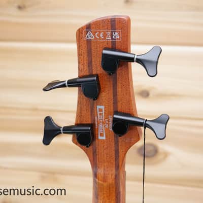 Ibanez SRH500F-NNF Bass Workshop Fretless Soundgear - Natural Browned Burst Flat image 14