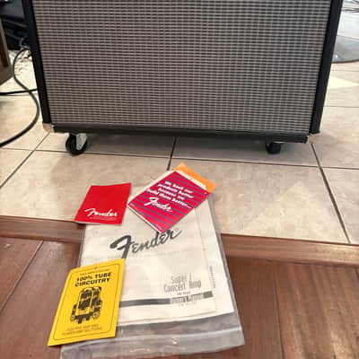 Fender Concert Amp 2-Channel 60-Watt 1x12" Guitar Combo 1993 - 1995 - Black image 2