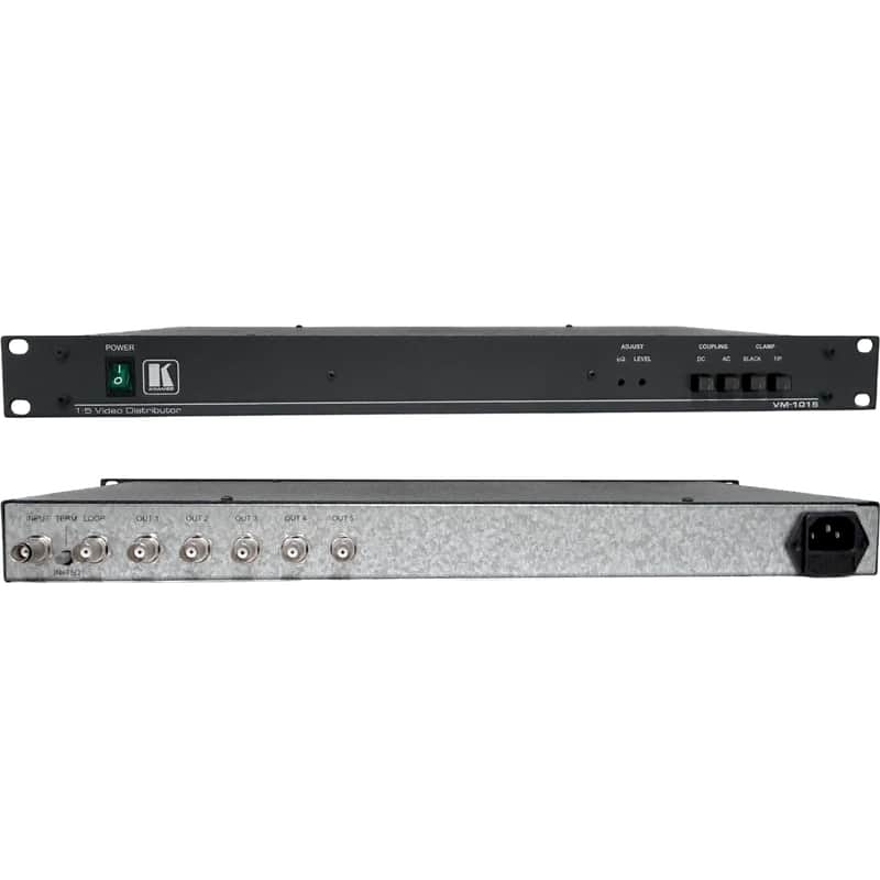 Kramer VM-1015 1:5 Composite SDI Component Video Rackmount Distribution Amplifier (Used) image 1