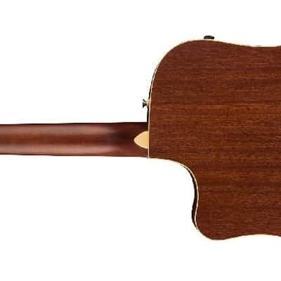 Fender Redondo Player Acoustic Electric Guitar  Candy Apple Red image 3