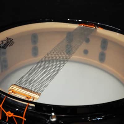 Pearl USED ​​MCCM1450S/B #1009 Music City Custom -USA Solid Maple Shell Snare Drums 14×5 [Raven Rally] image 8