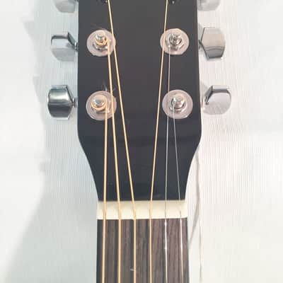 Stadium Dreadnought Style Acoustic Guitar-Black-Model ST-D-42B-w/Setup! image 3