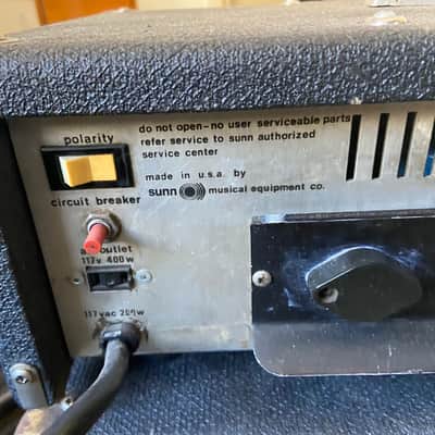 Sunn Concert Bass + Concert Slave Stack – Working 1970s Vintage Solid State Bass Rig (Matching Pair) image 5