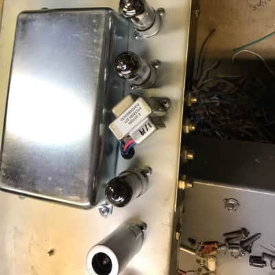 Fender Pro Reverb Vintage Silverface Guitar Amp chassis image 11