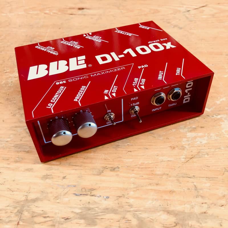 BBE DI-100X Active Direct Inject Box w/ Sonic Maximizer image 1