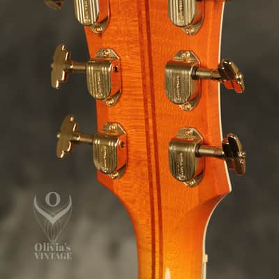 1988 Guild Artist Award in RARE Orange Sunburst w/ flame maple back + sides image 22