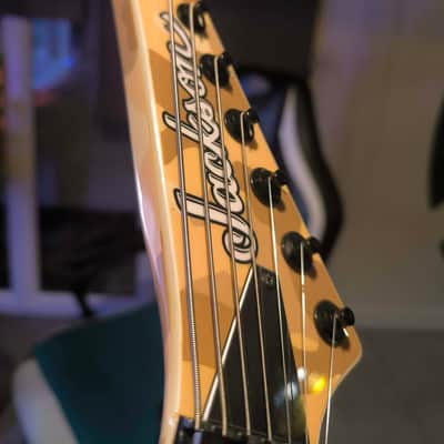 (With extra jumbo stainless steel frets) Jackson Concept Series Rhoads RR24-7 Desert Camo image 3