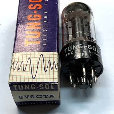 Vintage 70's Tung-Sol NOS 6V6GTA Vacuum Power Tube image 1