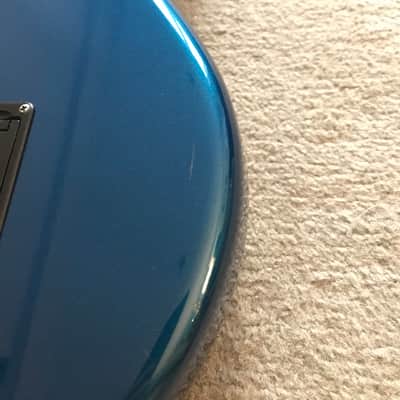 Lefty Ernie Ball Music Man StingRay 4 H 2002 Blue Pearl image 8