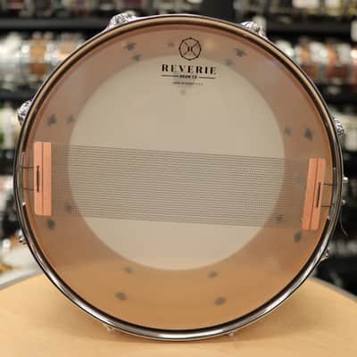 Pre-Owned Reverie Drum Co. 7x14" Birdseye Maple Snare Drum (Honey Maple) image 10