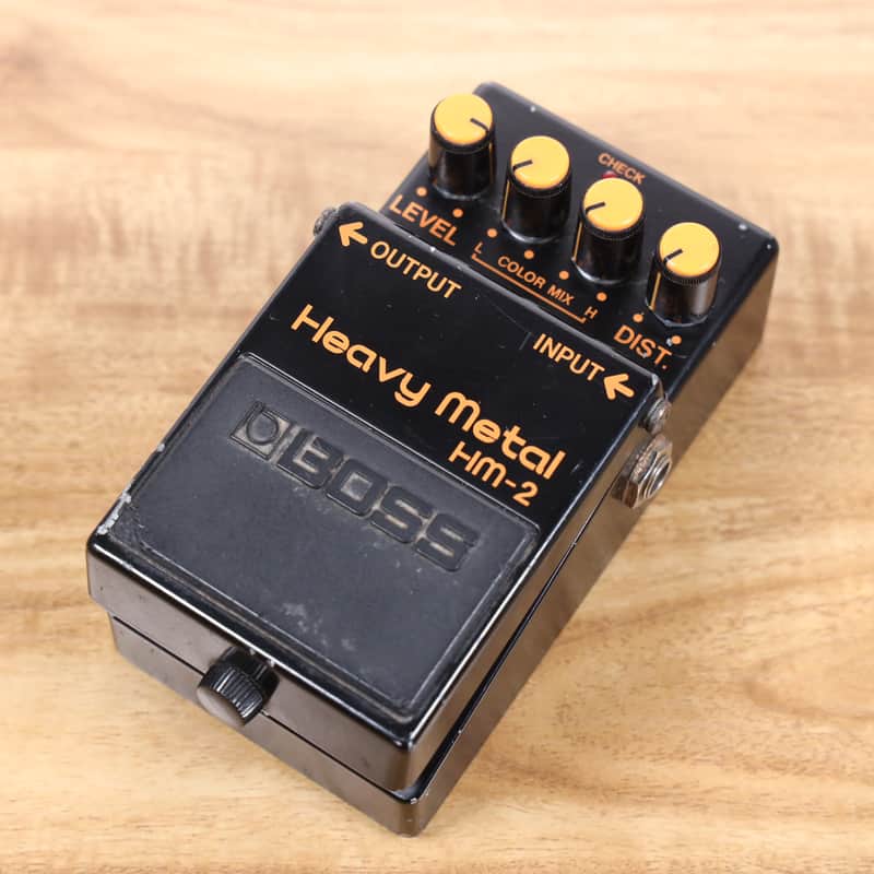Vintage Boss HM-2 Heavy Metal (Black Label) 1988 - 1992 - Black image 1