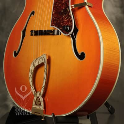 1988 Guild Artist Award in RARE Orange Sunburst w/ flame maple back + sides image 7