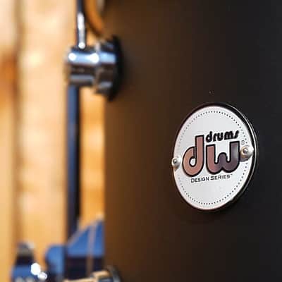 DW Design Series 9x13'' Maple Shell Black Satin Floor Tom | 13" Floor Tom With Leg's (2025) image 2
