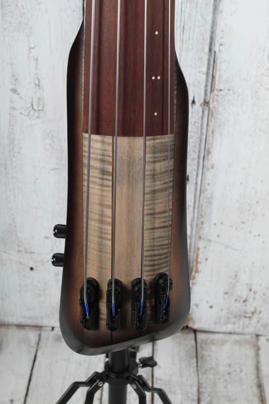 Ibanez UB804 Upright Bass 4 String Electric Bass Guitar with Gig Bag and Stand image 1
