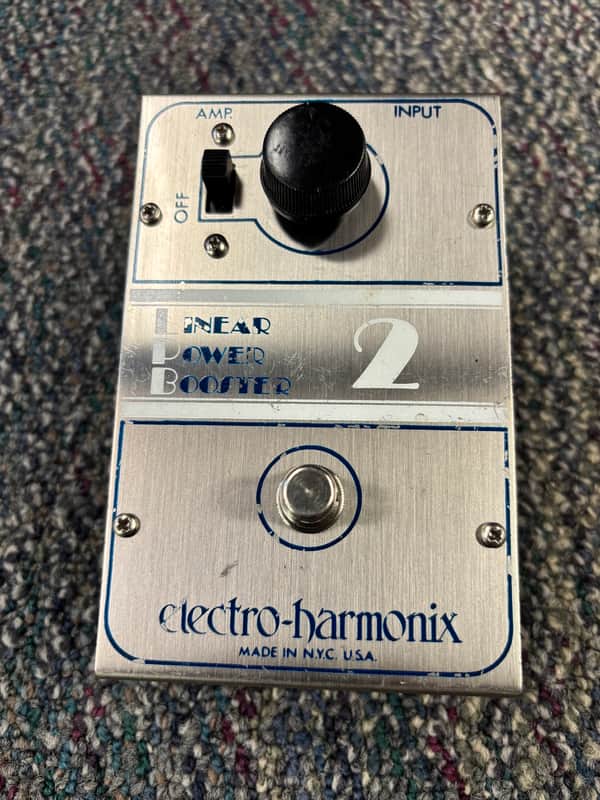 Electro-Harmonix LPB Linear Power Booster 2 late-70s - Silver/Black image 1