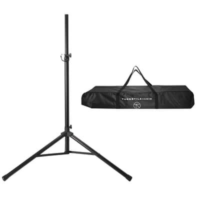 Behringer EUROLIVE 800 Watts 2-Way Passive PA Speaker with 12" Woofer and 1.75" Driver, Black with Height-Adjustable Speaker Stand with Carry Bag and Value Series XLR M to F Professional Microphone Cable - 25" image 2