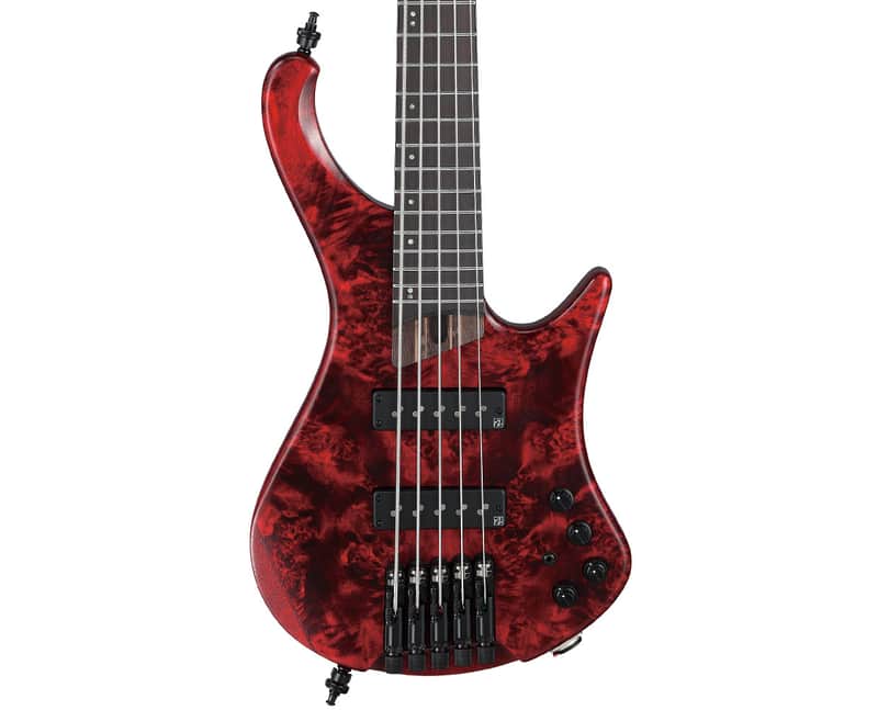 Used Ibanez EHB1505SWL EHB Headless Bass 5-String - Stained Wine Red image 1