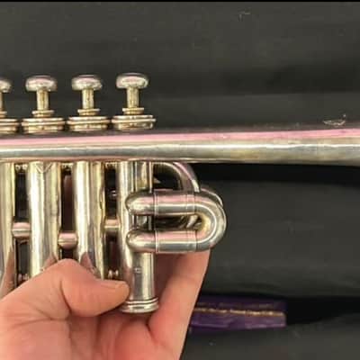 Vintage Selmer Four-Valve Piccolo Trumpet in G image 6