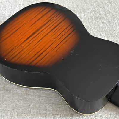 1960's USA Silvertone Parlor Acoustic Guitar Original Floral Artwork Harmony Stella image 17
