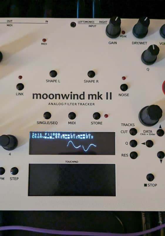 Jomox Moonwind MkII Analog Stereo Filter Tracker image 1