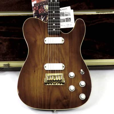 1983 Fender Telecaster Walnut Elite - Rare Model with Beautiful Wood Grain - Original Case and Fender Price List image 1