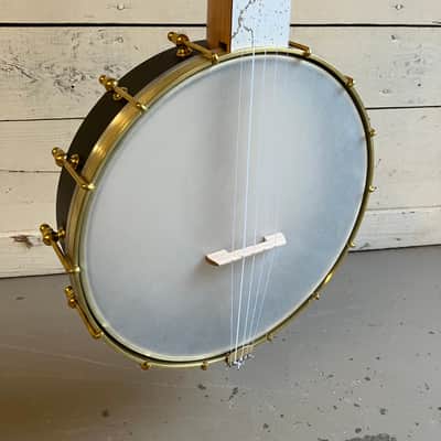 Nate Calkins Fretless Openback Banjo 2025 - Cherry image 2