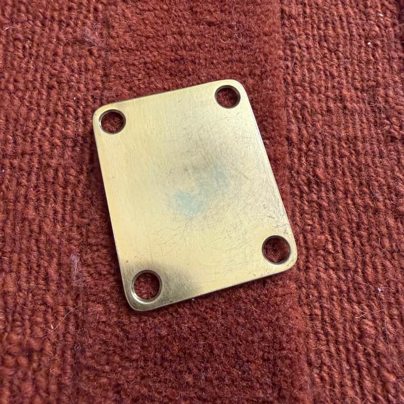 Mighty Mite Brass Neck Plate 1970s #1 image 1