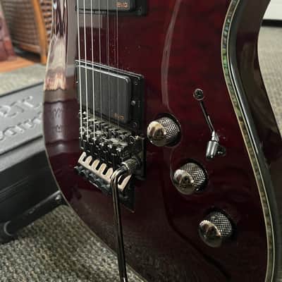 Schecter C1 Hellraiser 2000s - Black Cherry image 6