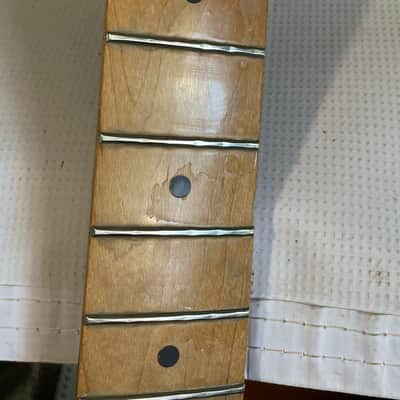 1990's Fender USA American 50th Anniversary Stratocaster Guitar Neck 22 Fret Maple Board image 19