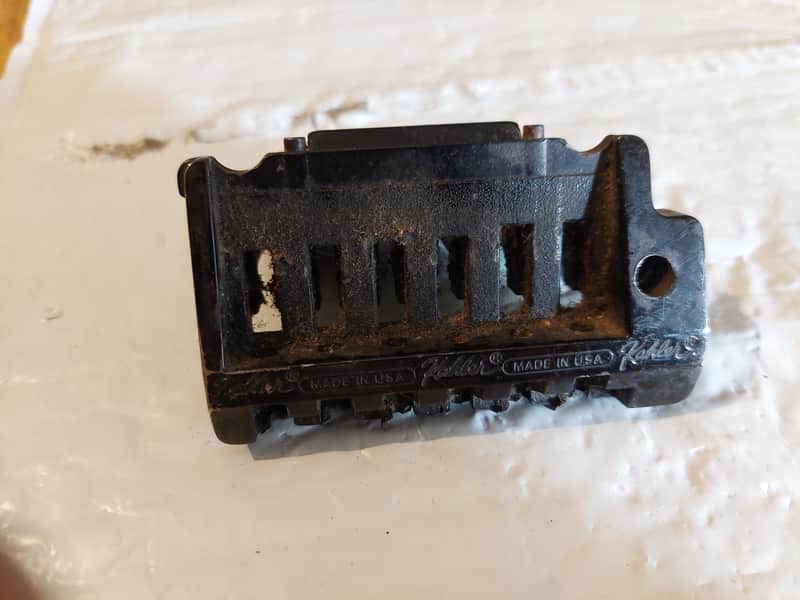 Kahler 2520 Fulcrum Two Point Tremolo Bridge husk image 1