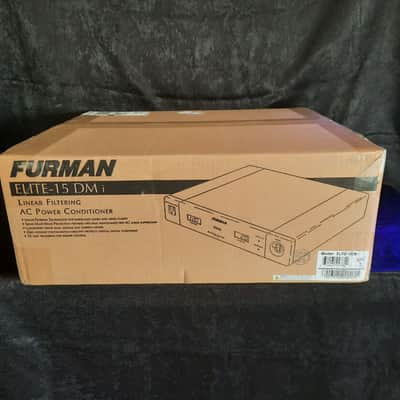 Furman Elite-15 DM I Linear filtering AC power source with dual metering. 2022 black image 3
