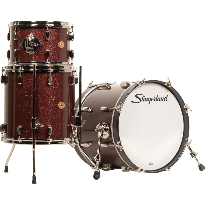 Slingerland Radio King 3-Piece Bop Shell Kit - Maroon Glass image 1
