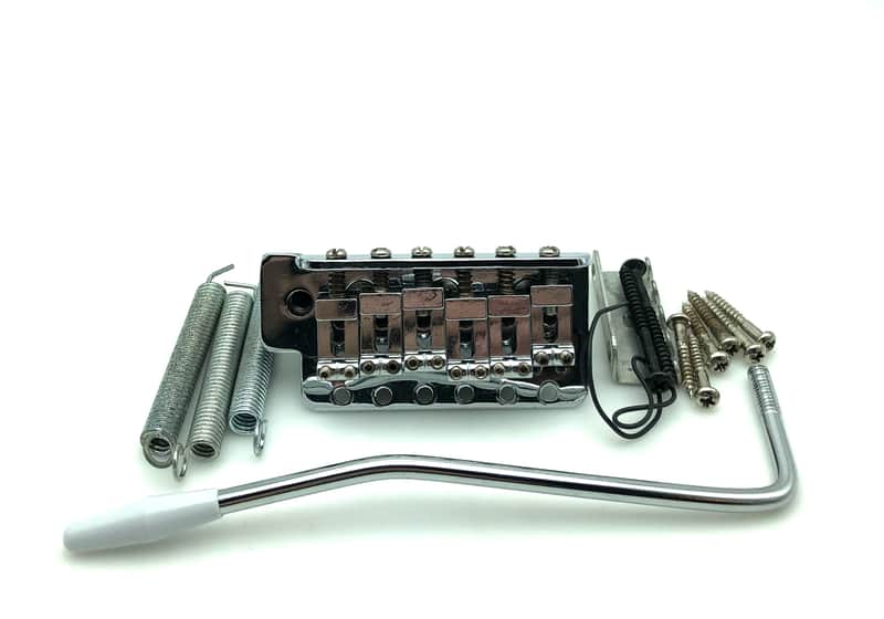 Stratocaster Style Tremolo Vibrato Assembly - Chrome image 1