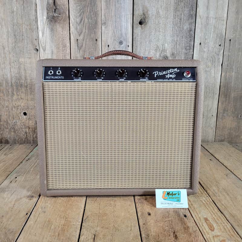 Fender Princeton 6G2 1962 w/ footswitch Near Mint - Brown Tolex image 1